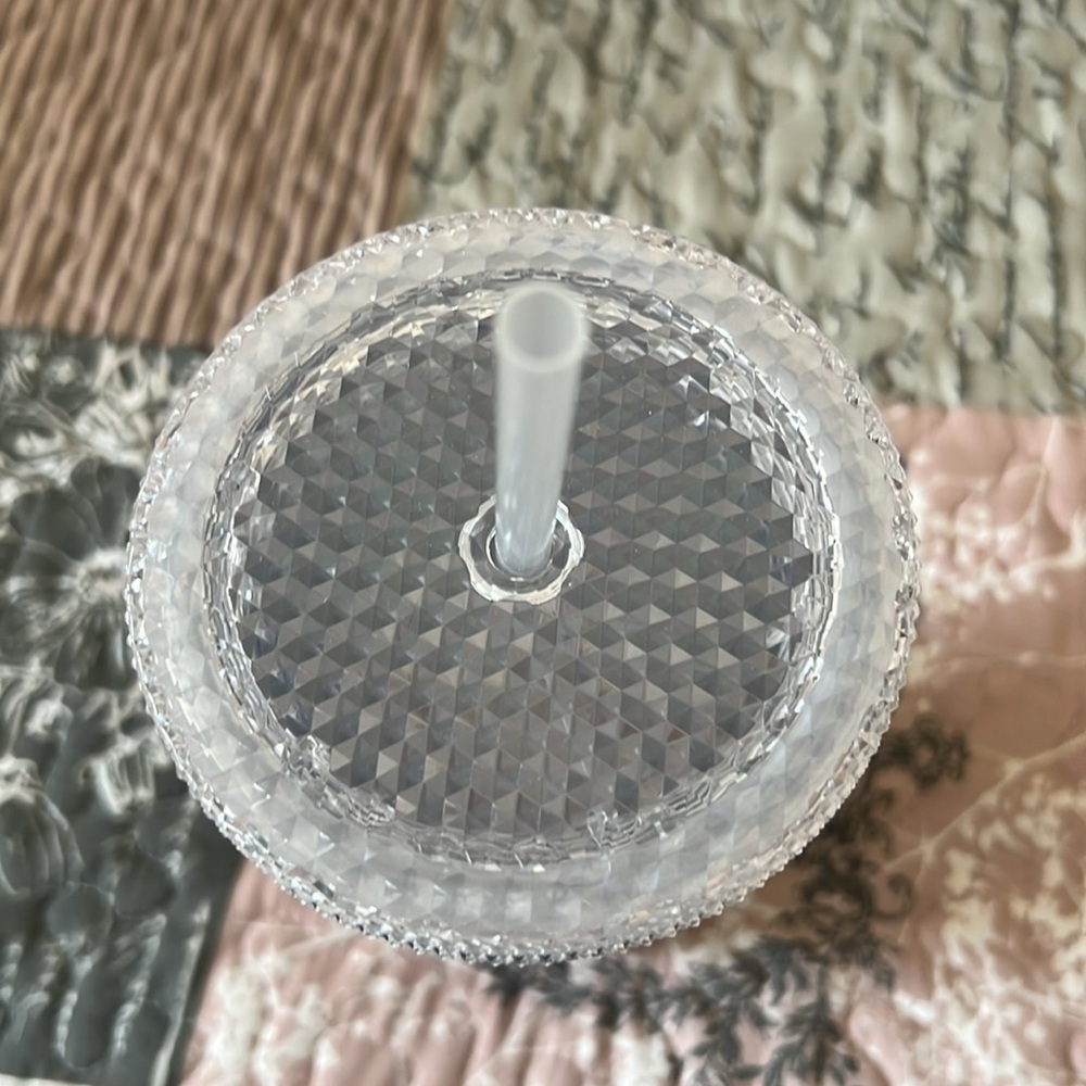 Sparkling Studded Tumbler with Straw - Picture 3 of 6